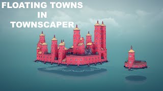 How to create floating towns in Townscaper [upl. by Salohcim398]