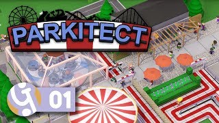 🎡 Full Release  Lets Play Parkitect Ep 01 [upl. by Maryjo]