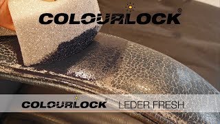 COLOURLOCK Lederpflege  MÃ¶belleder Leder Fresh Anleitung  COLOURLOCK [upl. by Leander]