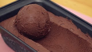 Chocolate Ice Cream 3 Ingredients No Machine [upl. by Atisusej193]