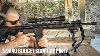 Pinty 39X40 Budget Rifle Scope Review [upl. by Arivle]