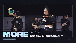 KDA  MORE Dance  Official Choreography Video  League of Legends [upl. by Enirak214]