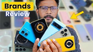 All Smartphone Brands Review in India  2023 Reality [upl. by Attenor490]