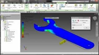 Inventor Professional 2013 Einstieg in die FEM  Analyse [upl. by Anastasio]