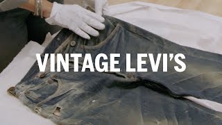 How to see vintage Levis 501s  FASHION AS DESIGN [upl. by Sinned]