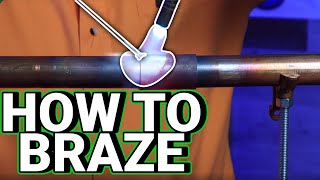 How Professional Plumbers BRAZE COPPER LINES [upl. by Urissa]