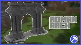 Lets build a Roman arch in Minecraft [upl. by Obeded]