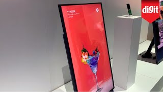 Heres A TV You Can Flip Sideways For Vertical Video Content Samsung Sero TV From CES 2020 [upl. by Phaedra]