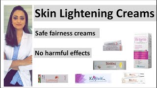 Safe skin lightening creams how to reduce dark spots  best fairness creams  dermatologist [upl. by Nnaecarg]