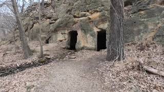 Faris Caves Kanopolis Kansas [upl. by Ellertal]