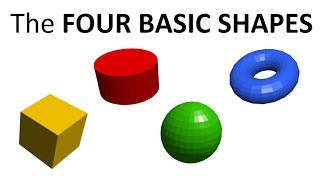 BlocksCAD The Four Basic Shapes [upl. by Siravaj673]