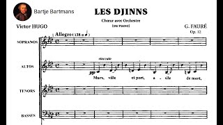 Gabriel Fauré  Les Djinns Op 12 for Choir and Orchestra 1875 [upl. by Atsylak]