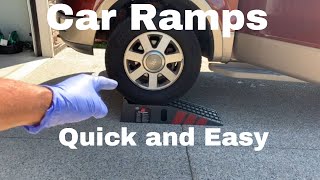 How To Use A Car Ramp For Vehicle Maintenance [upl. by Assilram]