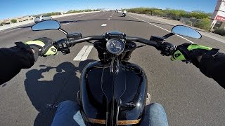 2016 Harley Davidson CVO Pro Street Breakout  Test Ride Review [upl. by Franci]