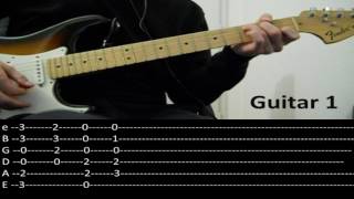 RHCP  Dosed Guitar lesson with TAB [upl. by Femi]