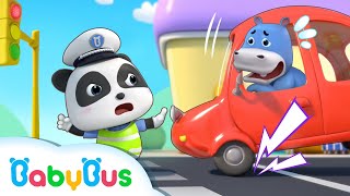 Policía de Tránsito  Canción Infantil  Oficios y Profesiones Para Niños  BabyBus [upl. by Hnahk]