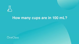 How many cups are in 100 mL [upl. by Wentworth]