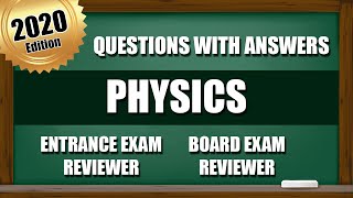 Entrance Exam Reviewer 2020  Common Questions with Answer in Science  Physics  PART 1 [upl. by Hauger]