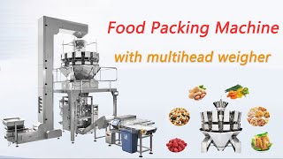 Automatic Food Packaging Machine With Multihead amp Weigher [upl. by Negeam]