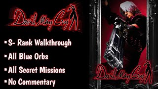 Devil May Cry HD Remaster Full Game SRank Walkthrough All Blue OrbsSecret Missions [upl. by Barbabra]