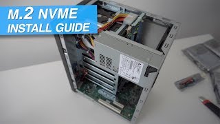 QNAP NAS m2 NVMe Install Guide  SSD Cache for MAX PERFORMANCE [upl. by Bertolde326]