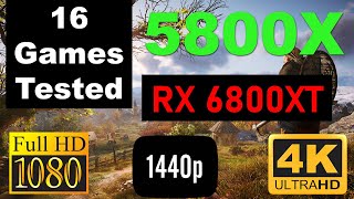 AMD RX 6800XT New Gaming Beast Ryzen 5800X 1080p 1440p 4K Test Benchmark Ultra High Settings [upl. by Elbert994]