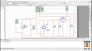 124 DC regulated power supply using multisim  EC Academy [upl. by Ggerg]