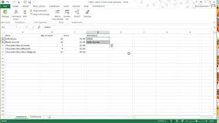 How to Create A DropDown Box in Excel [upl. by Asenav53]