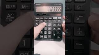 Casio Calculator DJ120D PLUS [upl. by Oberon989]