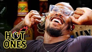 Von Miller Geeks Out Over Spicy Wings  Hot Ones [upl. by Trotter]