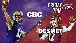 CBC Varsity Football vs DeSmet [upl. by Dinin]