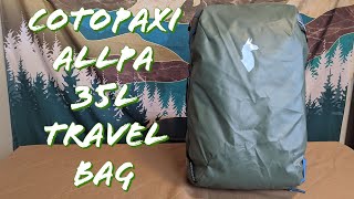 Cotopaxi Allpa 35L Travel Bag Review This bag kinda blew me away [upl. by Wehttan122]