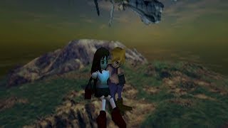 Final Fantasy VII PS4 Under The Highwind High Affection Scene HD 720p 60fps [upl. by Ahsikyw]