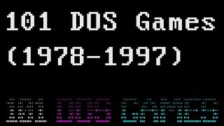 101 MS DOS GAMES 19781997 [upl. by Sallyann]