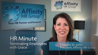 Terminating Employees with Grace HR Minute [upl. by Nairot]