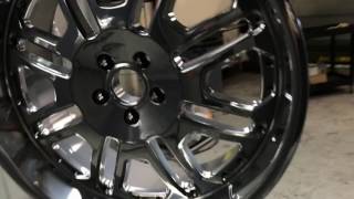 Powder Coating Wheels in Black Chrome [upl. by Deutsch787]