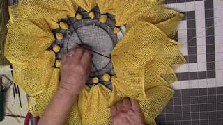 A sunflower Tutorial with Poly Burlap [upl. by Justine166]