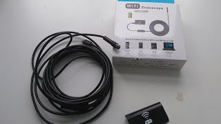 Review of WiFi endoscope HD720P [upl. by Alburg669]