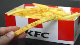 KFC Style Fries Recipe by Lively Cooking  Spicy KFC Fries in Unique Style [upl. by Esilahc227]