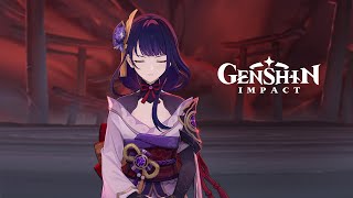 Character Teaser  quotRaiden Shogun Nightmarequot  Genshin Impact [upl. by Myo574]