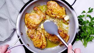 JUICY STOVE TOP CHICKEN THIGHS [upl. by Bedell]