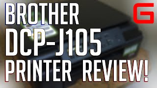 Brother DCPJ105 InkBenefit review [upl. by Yedarb212]