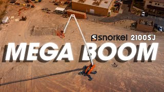 Snorkel 2100SJ  The Worlds Largest SelfPropelled Boom Lift [upl. by Anasus82]