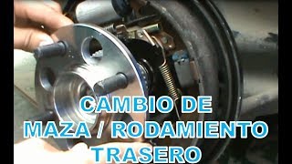 Como cambiar la Maza Rodamiento Trasero del auto [upl. by Soluk71]