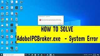 How to solve AdobeIPCBrokerexe System ERROR HOW TO SOLVE EASILY AdobeIPCBrokerexe System ERROR [upl. by Schuster]