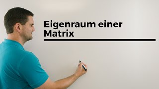 Eigenraum einer Matrix Lineare Algebra Matrixalgebra Unimathematik  Mathe by Daniel Jung [upl. by Kcub32]