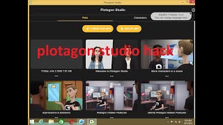 Hacked Plotagon studio download 2020 [upl. by Llerryt]