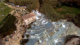 video short delle Terme Libere di Saturnia  viste dall alto [upl. by Annyrb]