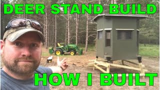 Deer Hunting Blind Build Step by Step [upl. by Eleazar]