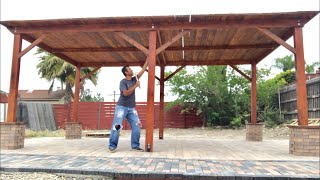 como hacer PERGOLAS  HOW TO BUILD A PERGOLA [upl. by Oiluig459]